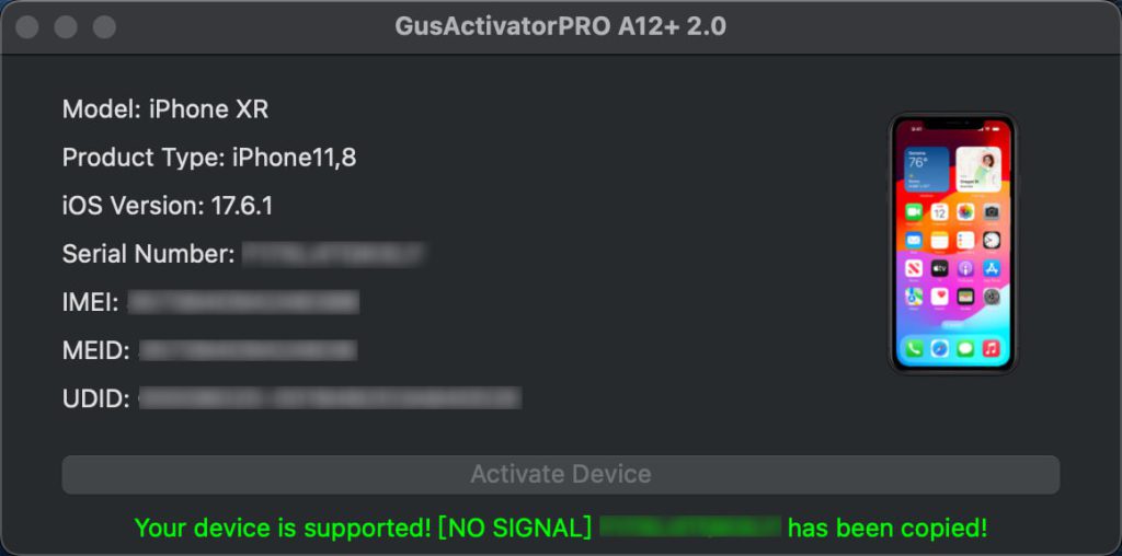 GusActivatorPRO V2.1 2024最新A12+绕激活解锁 游戏机