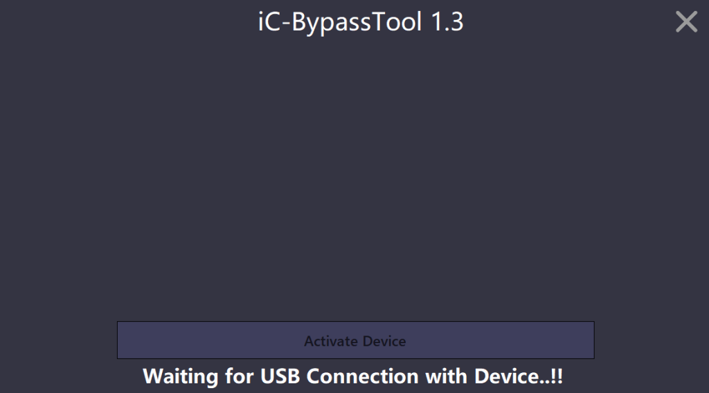 iC-BypassTool A12+设备绕过激活 支持物主锁绕过不可插卡